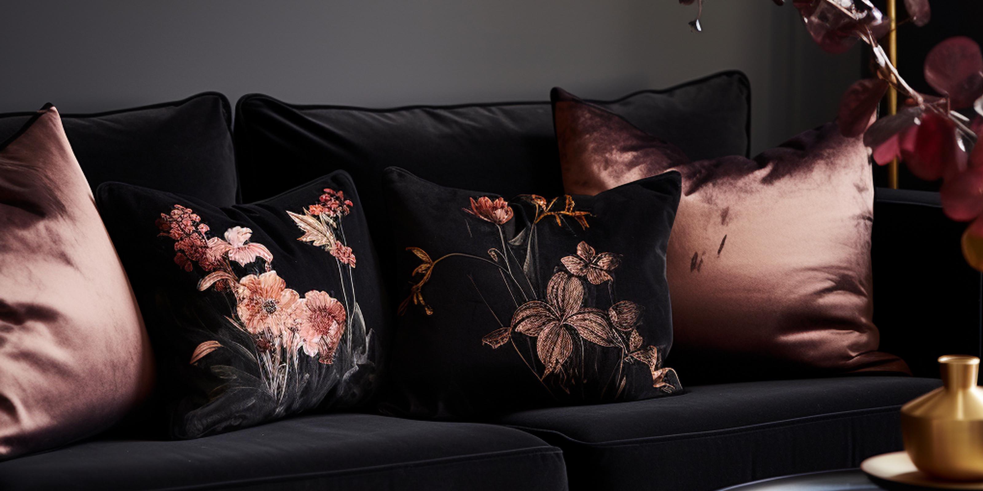 Floral cushions 
