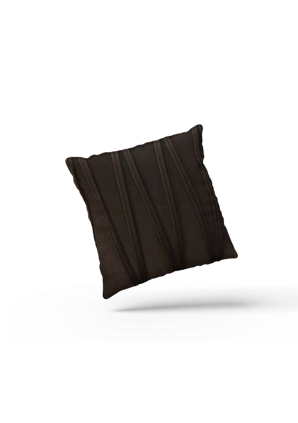 Luxe Mocha Cotton Velvet Cushion Cover | CovermyCushion