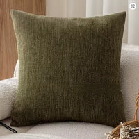 Thumbnail for CoverMyCushion – Stylish Dark Green Cushion Cover for Cozy Home Décor