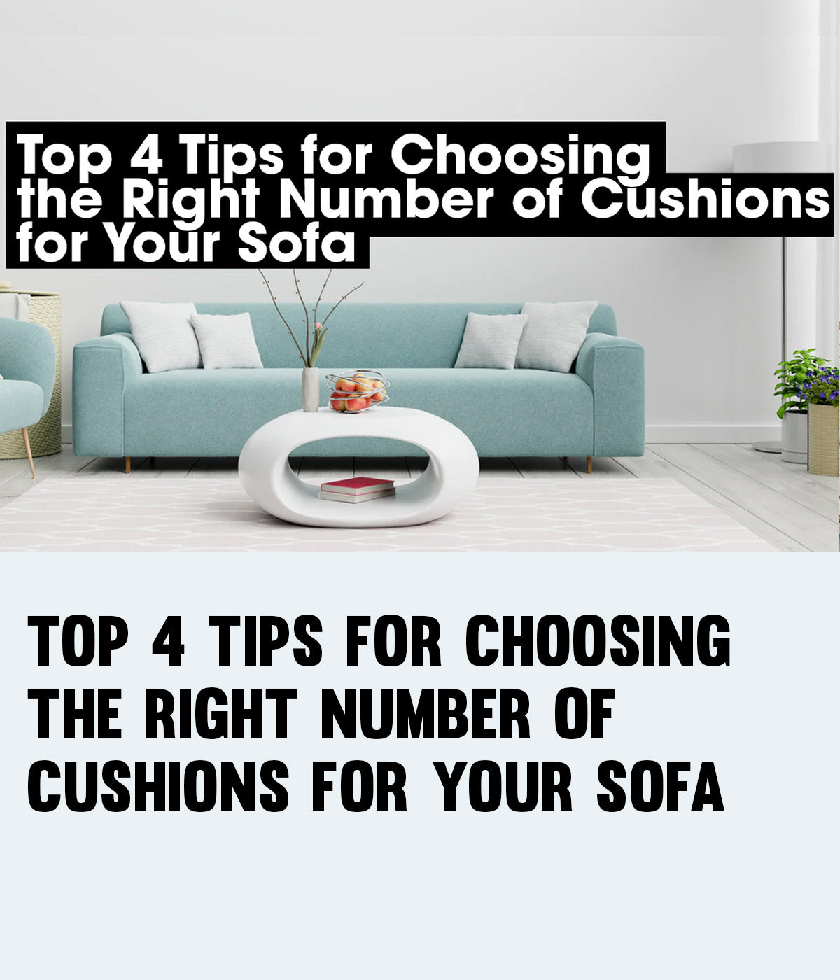 Choosing the right number of 40x40 cushions on your sofa