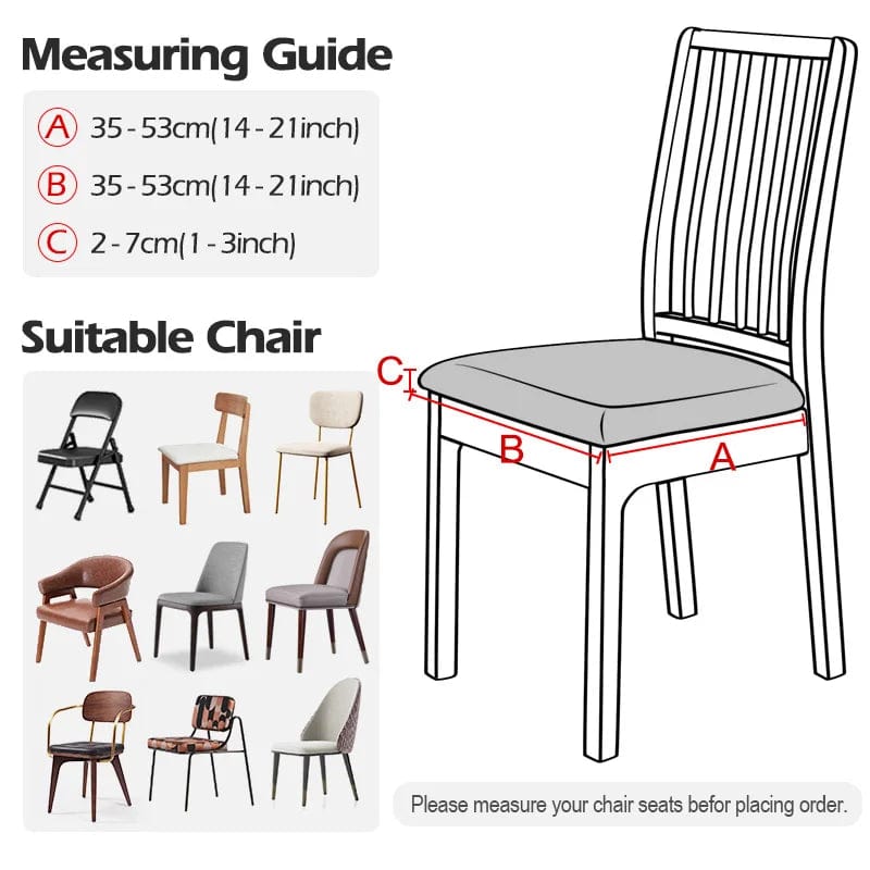 Black Cushion Seat Cover For Chair | CoverMyCushion Black
