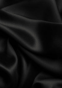 Thumbnail for Black Satin Fabric | CovermyCushion Black / 150cmx1yard