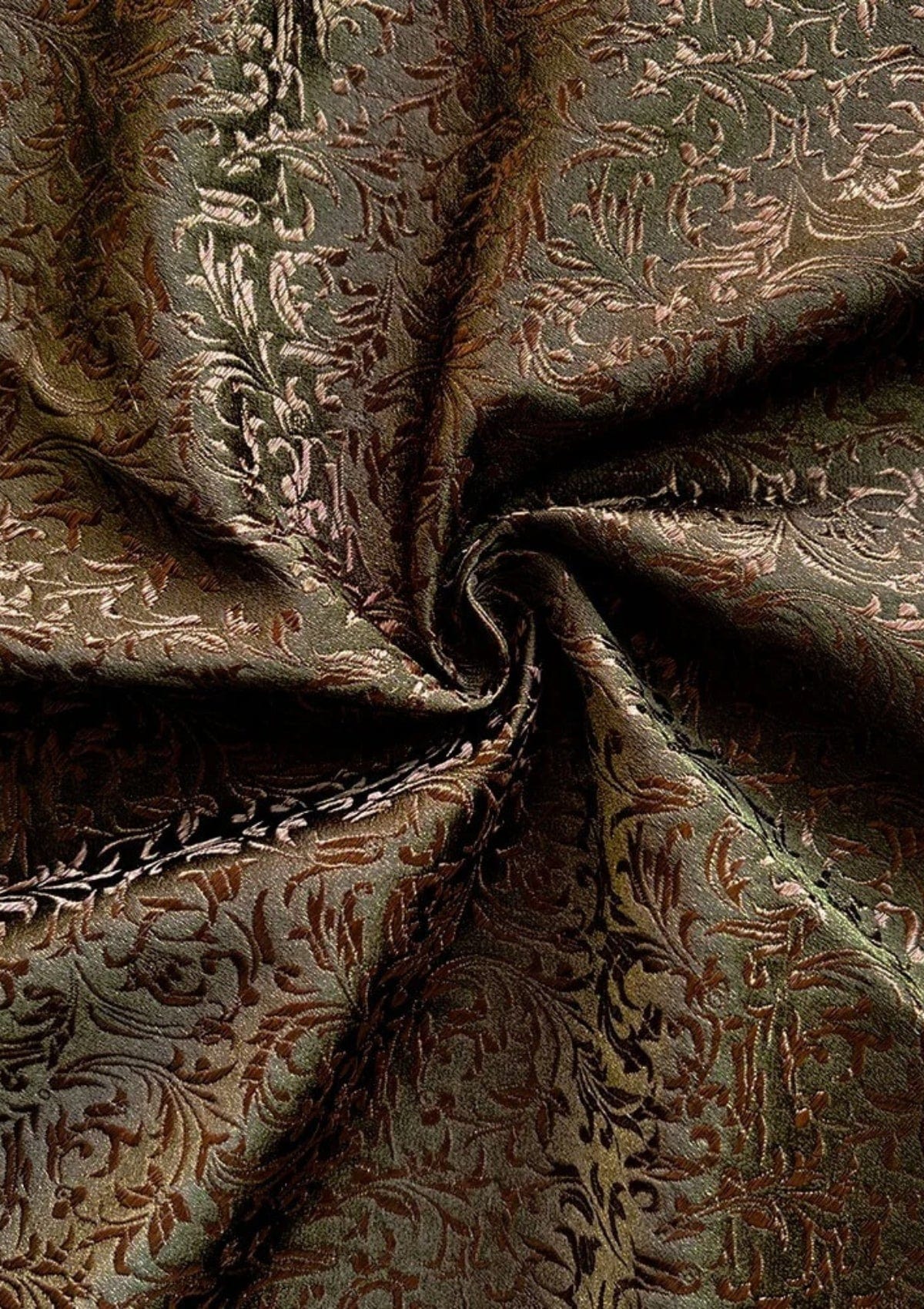 Brown Jacquard Fabric | CovermyCushion Brown / 50x75cm