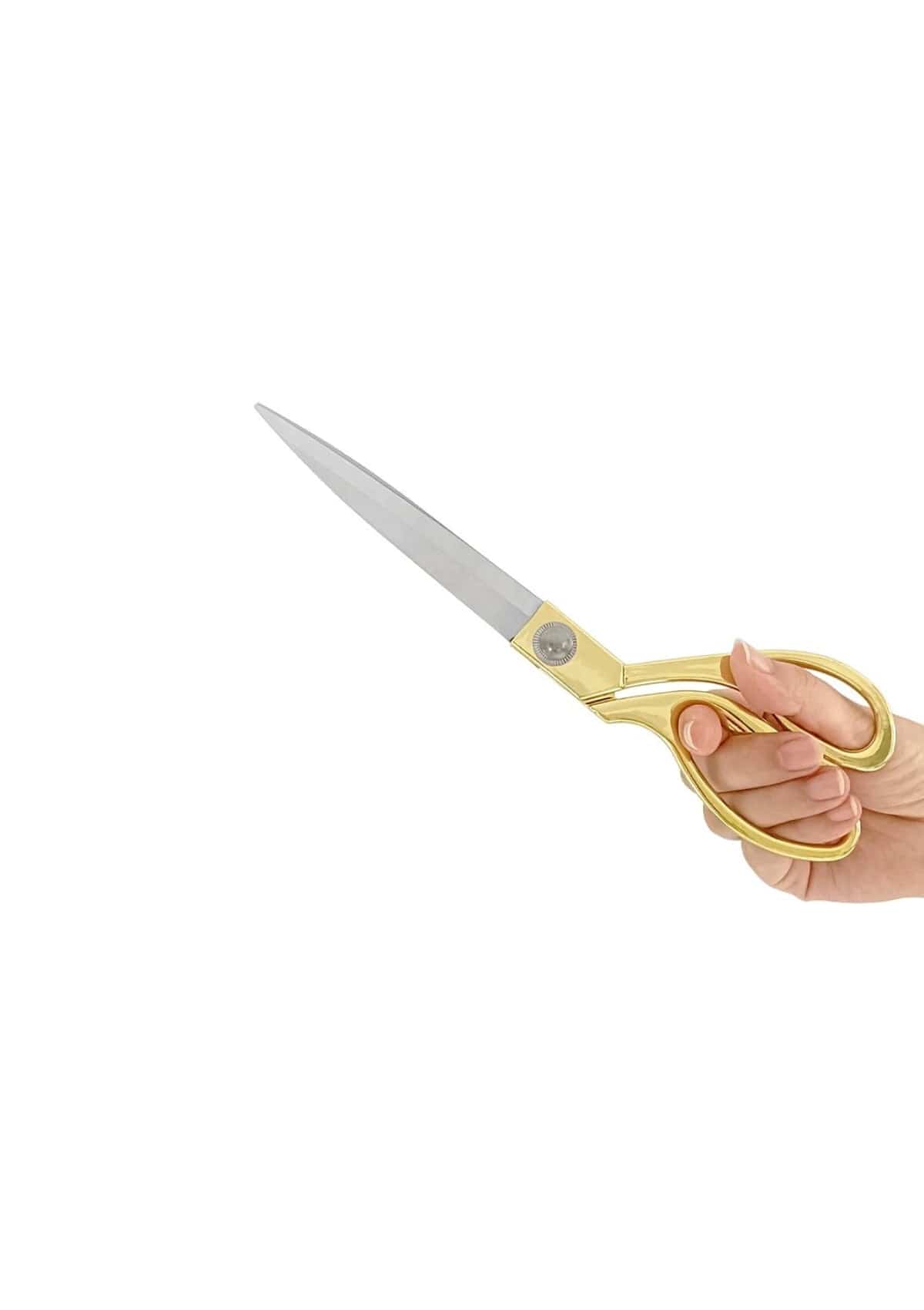 Gold Sewing Scissors | CovermyCushion 10.5 inch