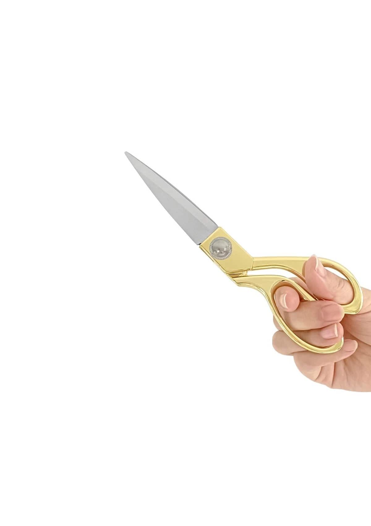 Gold Sewing Scissors | CovermyCushion 8 inch