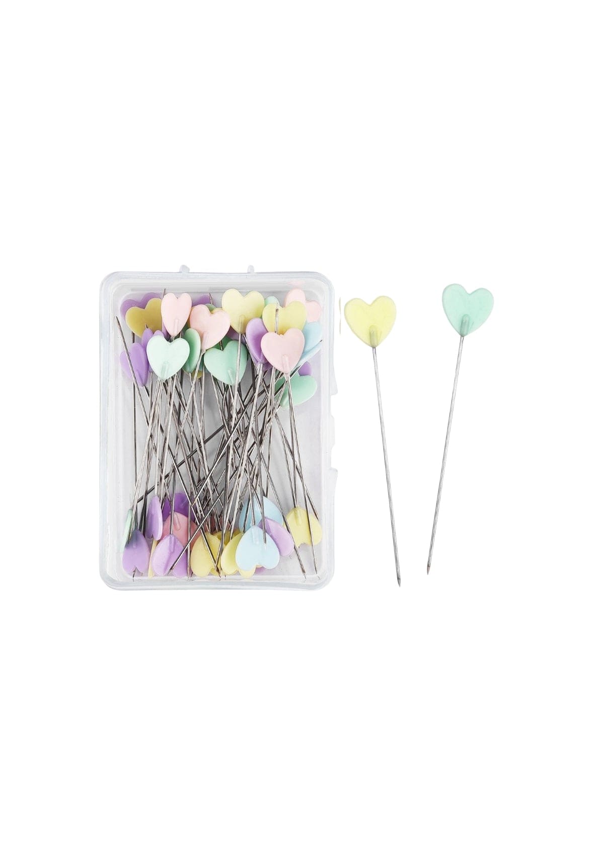 Heart Sewing Pins | CovermyCushion 50pcs