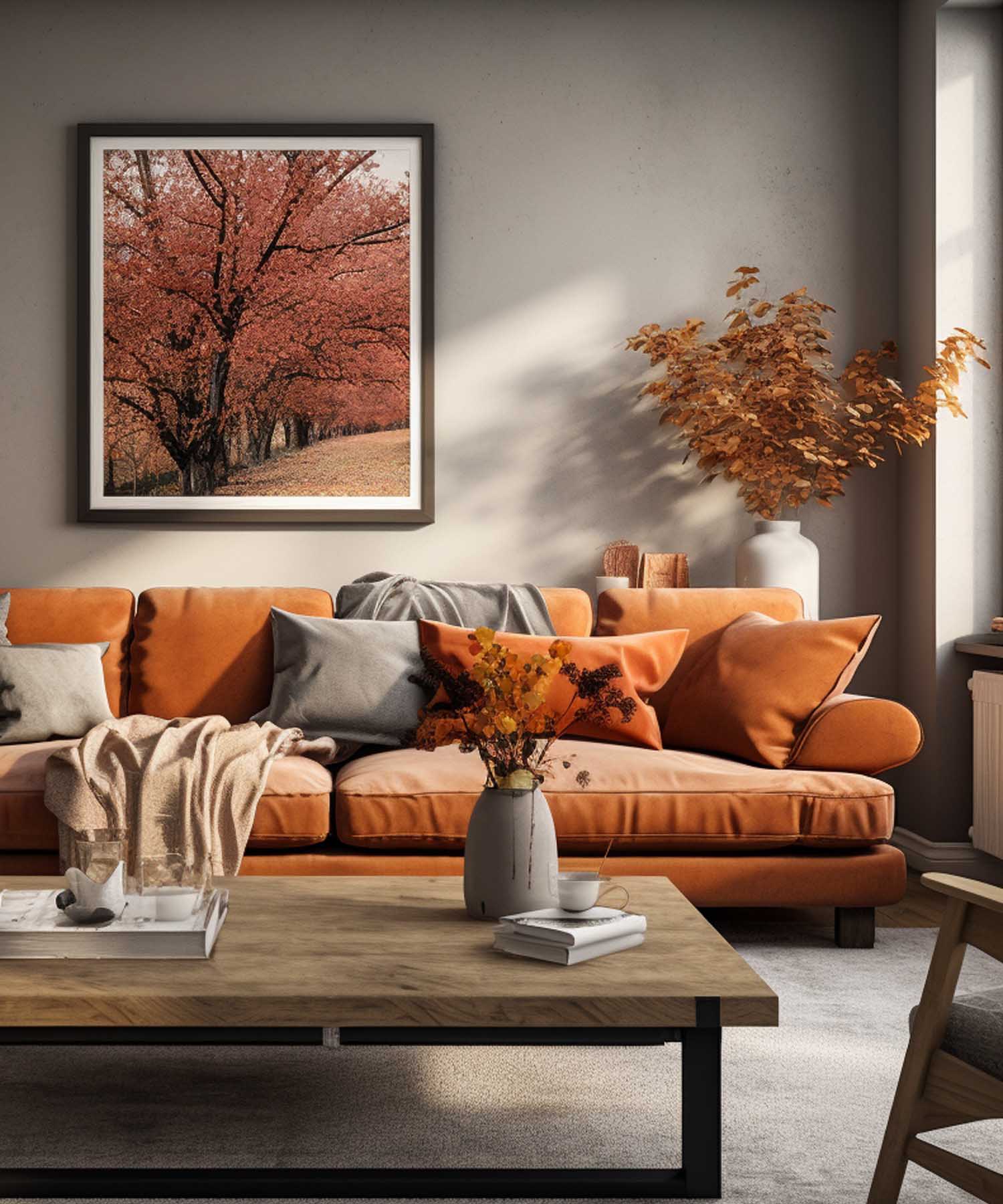 orange cushion covers