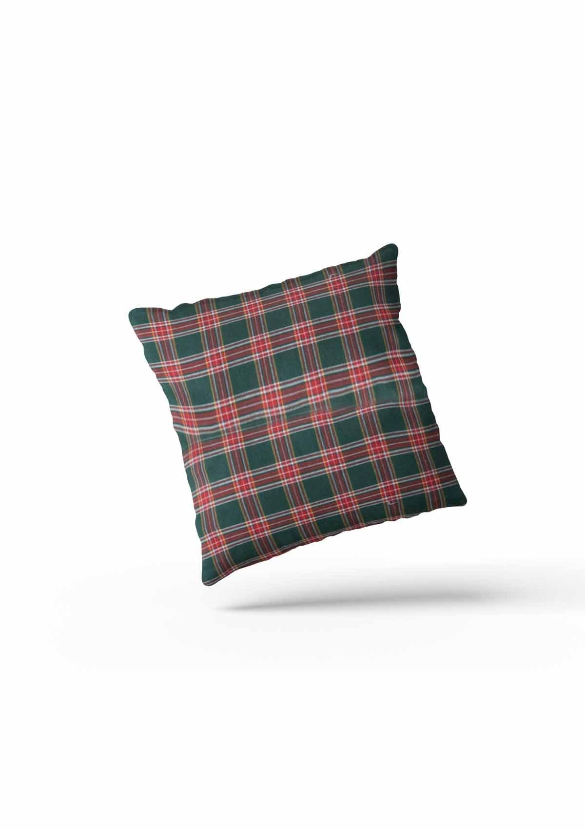 Red and Green Tartan Cushion Covers | CovermyCushion