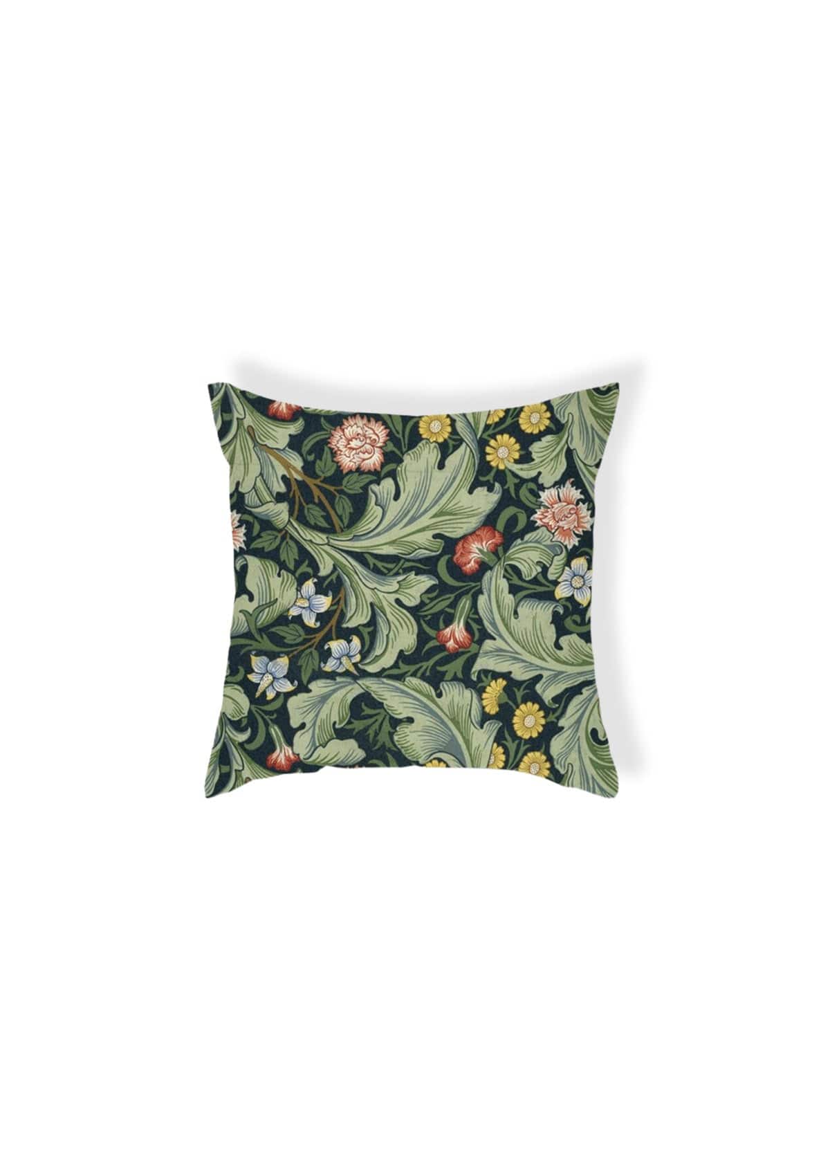 Green Floral Cushion Covers