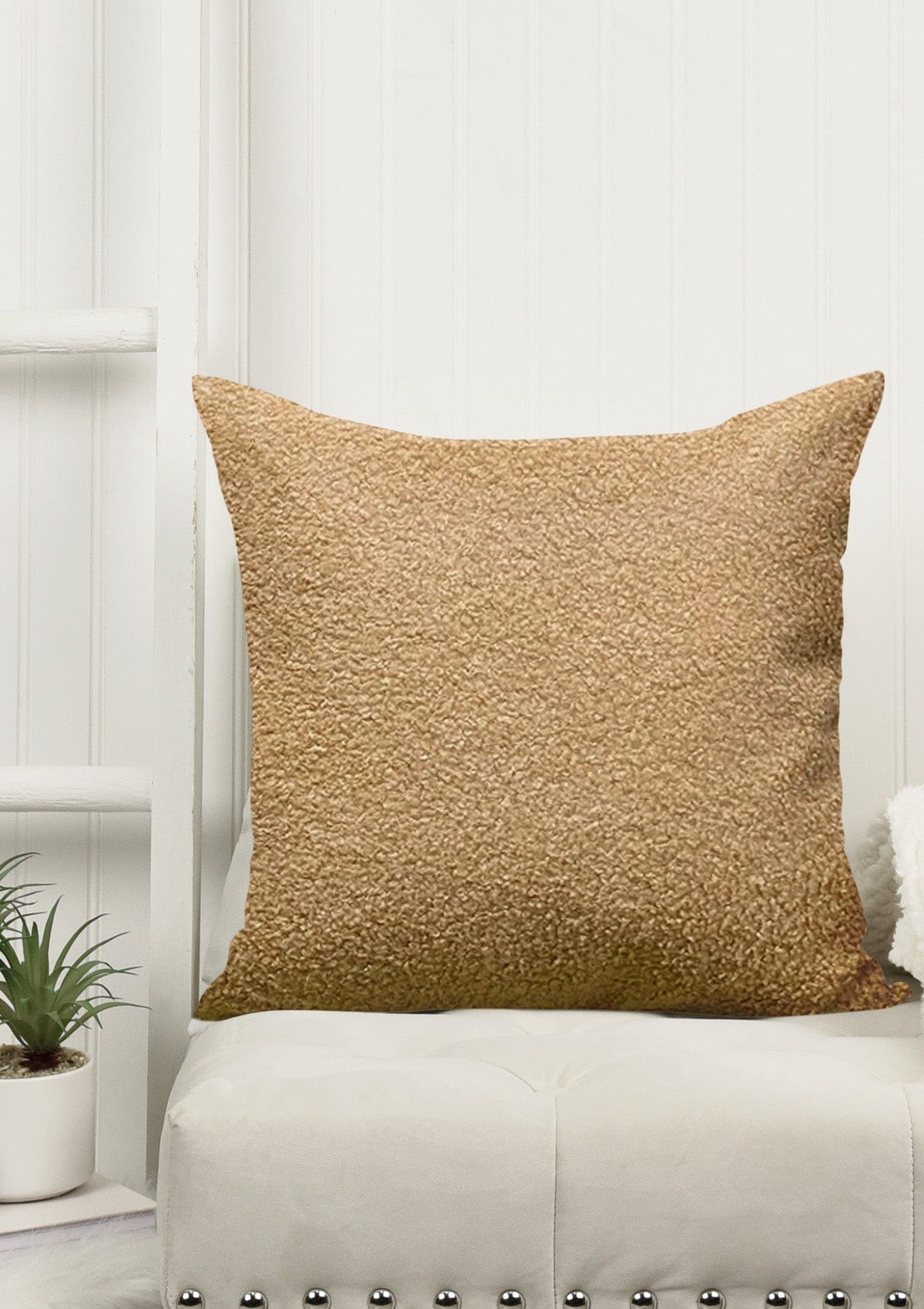 Brown Faux Fur Cushion Covers 30x50cm / Coffee / No thanks - cover only