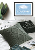 Grey Knitted Cushion Cover | CovermyCushion 45x45cm / Grey / No thanks - cover only