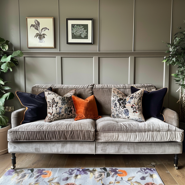 Best Cushion Colors for Your Grey Sofa 2023 Trends & CovermyCushion