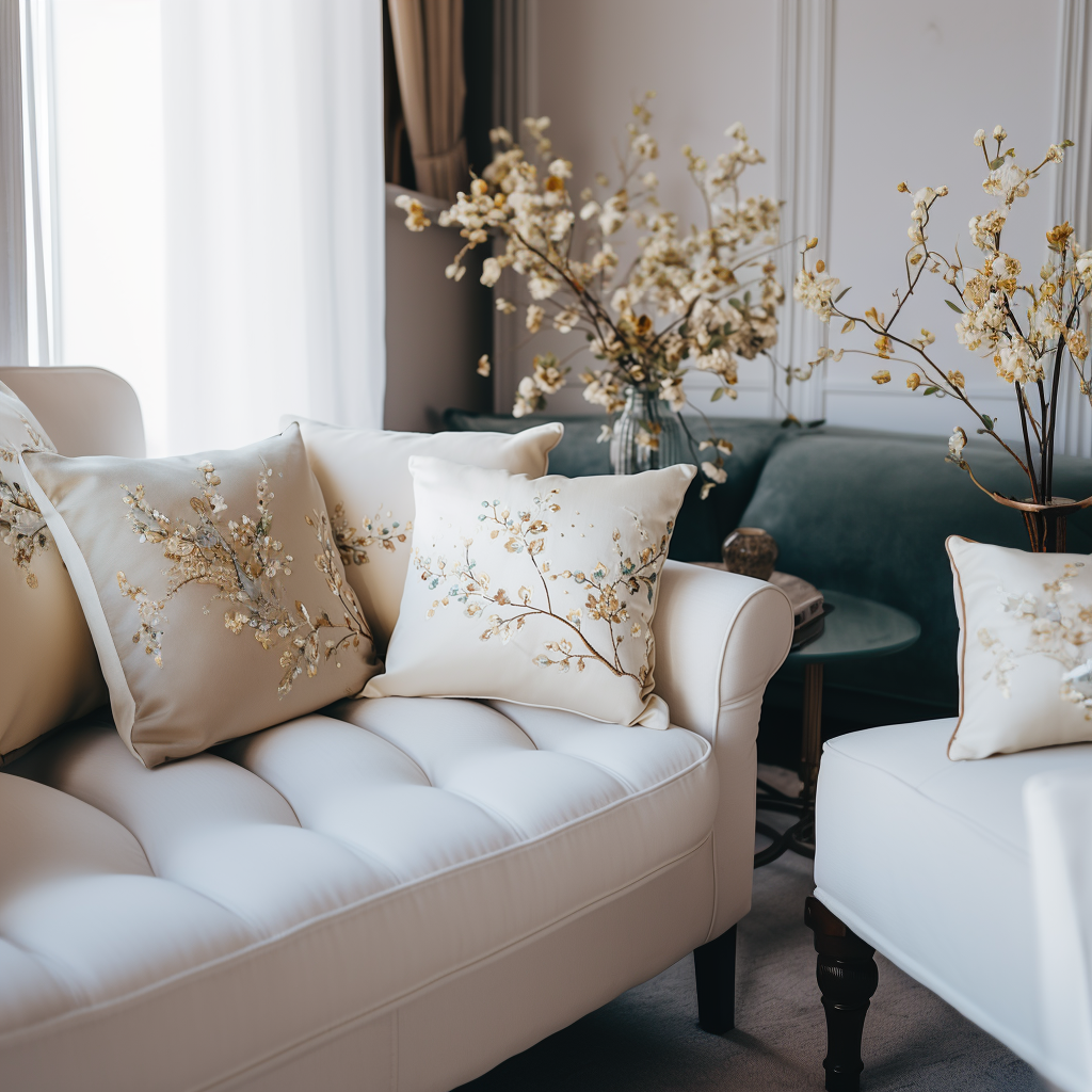 Embroidered Cushion Covers