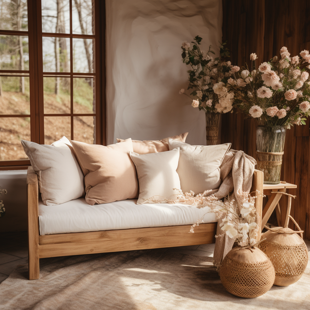 Beige Cushion Covers