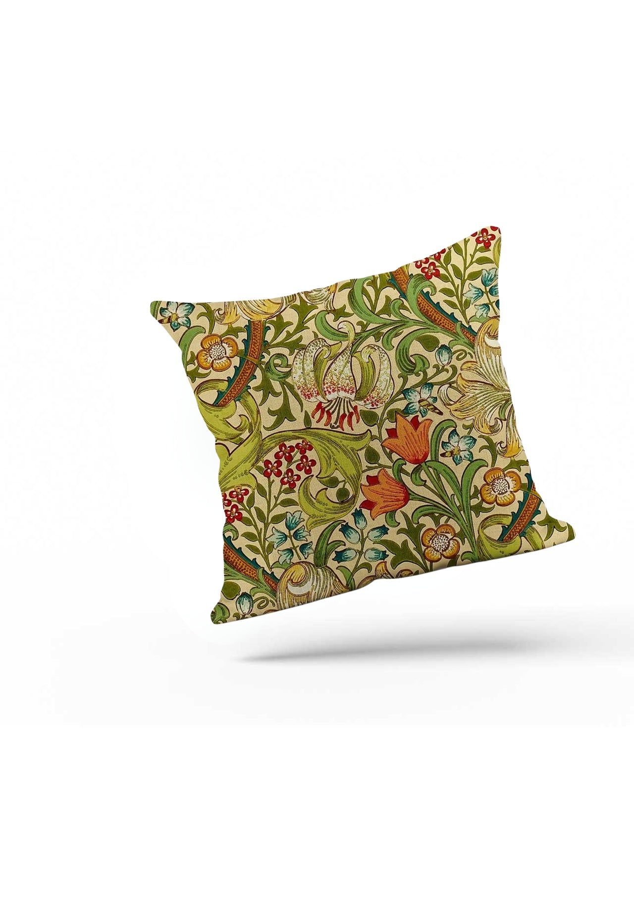 BloomVintage Flower Cushion Cover