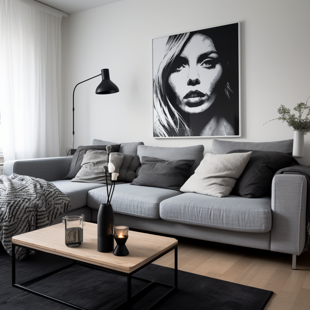 Cushions for charcoal grey sofa best sale