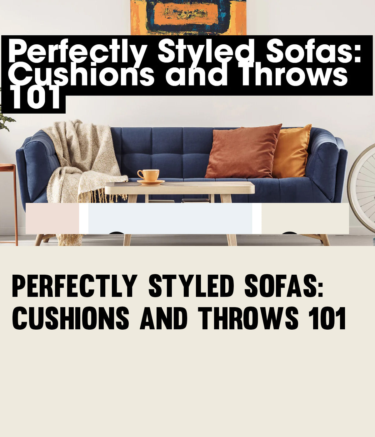 Perfectly styled your sofa with cushions 40x40
