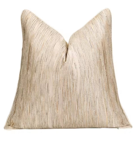 cushion cover cream and gold jacquard - from 45x45 to 60x60 - zoom
