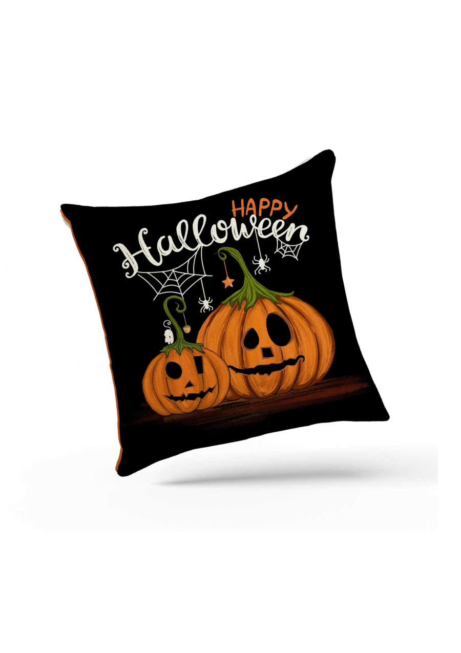 Halloween Vibes Pumpkin Cushion
