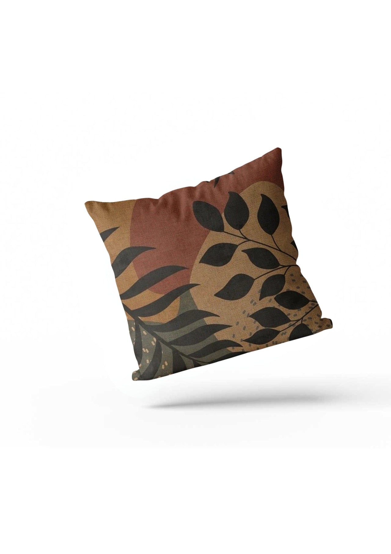 Abstract Linen Cushion Cover | CoverMyCushion 40x40cm / No thanks - cover only