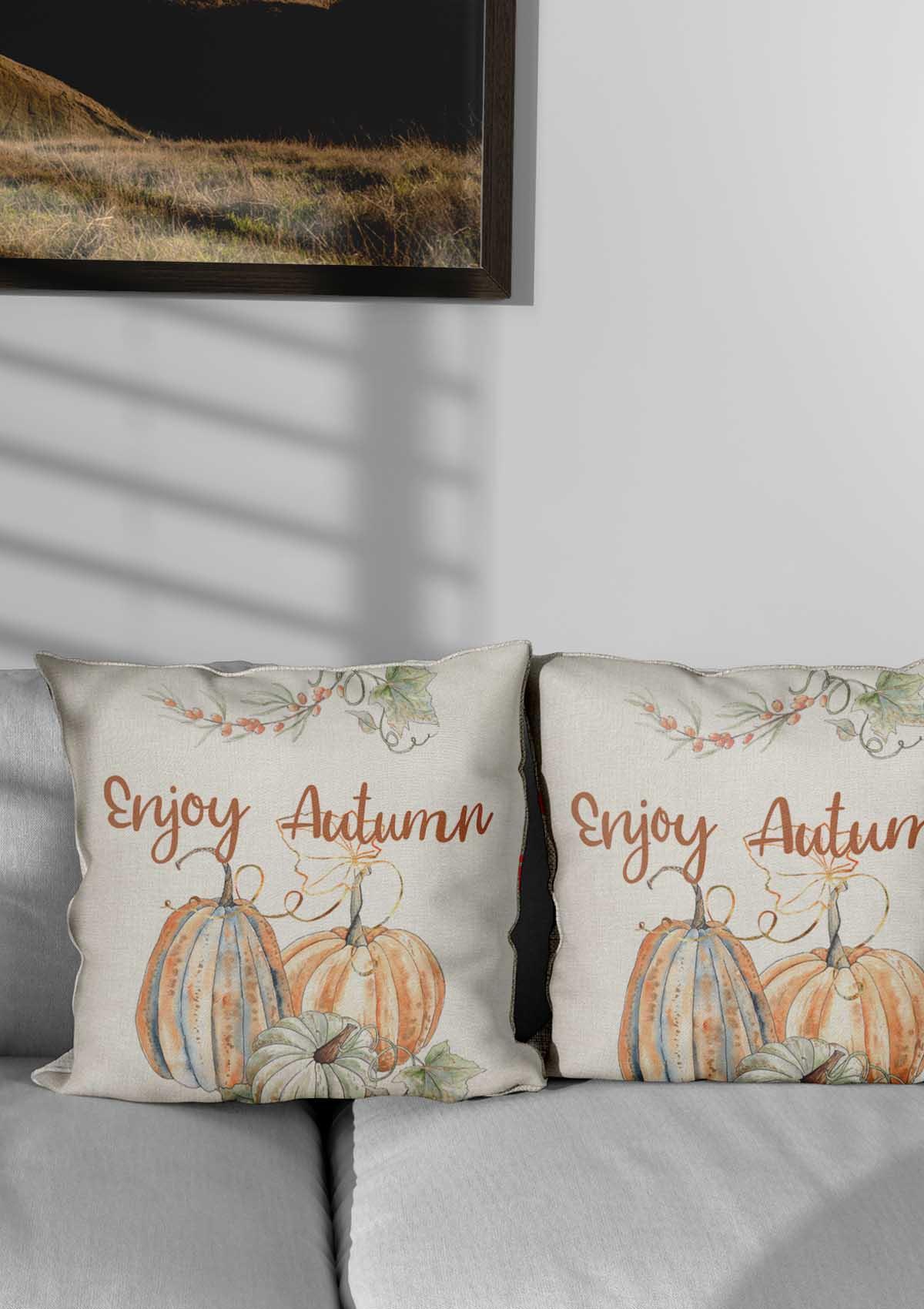 Autumn Cushion Covers UK | CoverMyCushion 45x45cm / No thanks - cover only