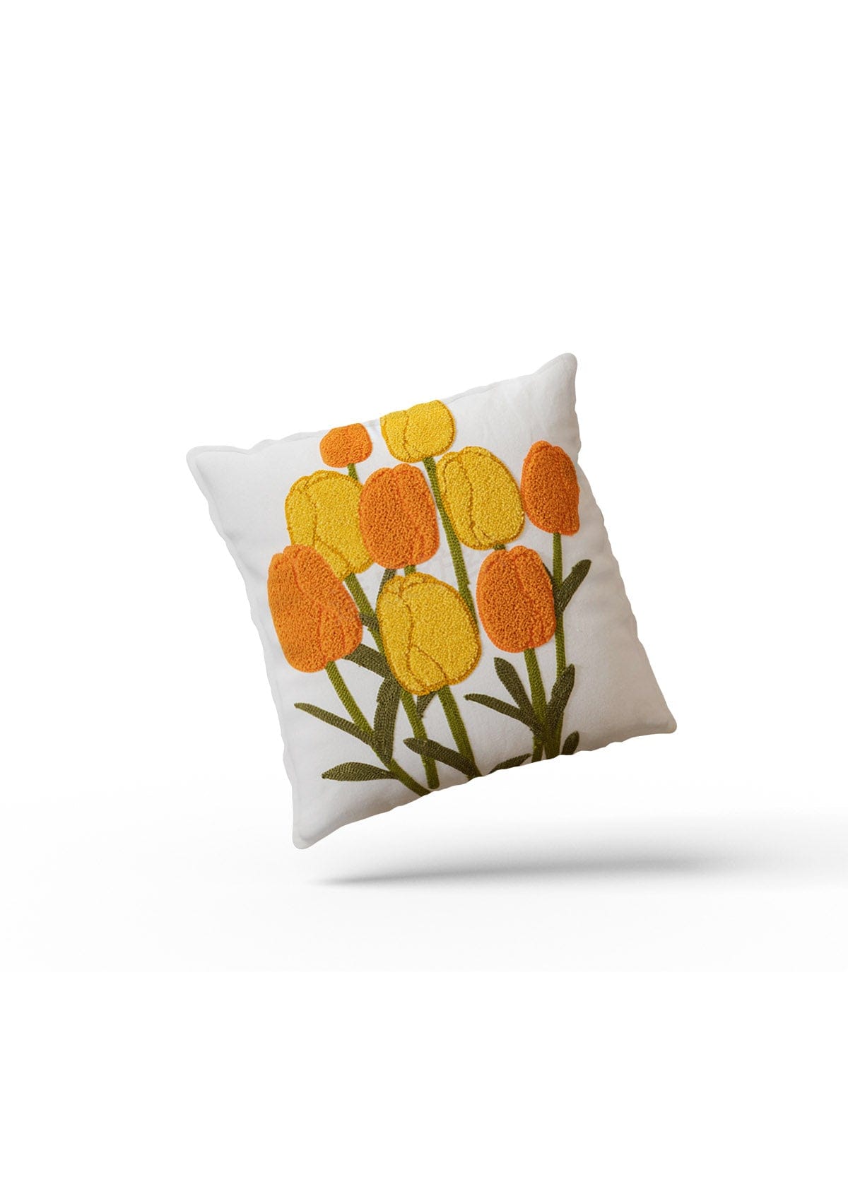 Autumn Floral Cushion Cover | CovermyCushion 45x45cm / White / No thanks - cover only