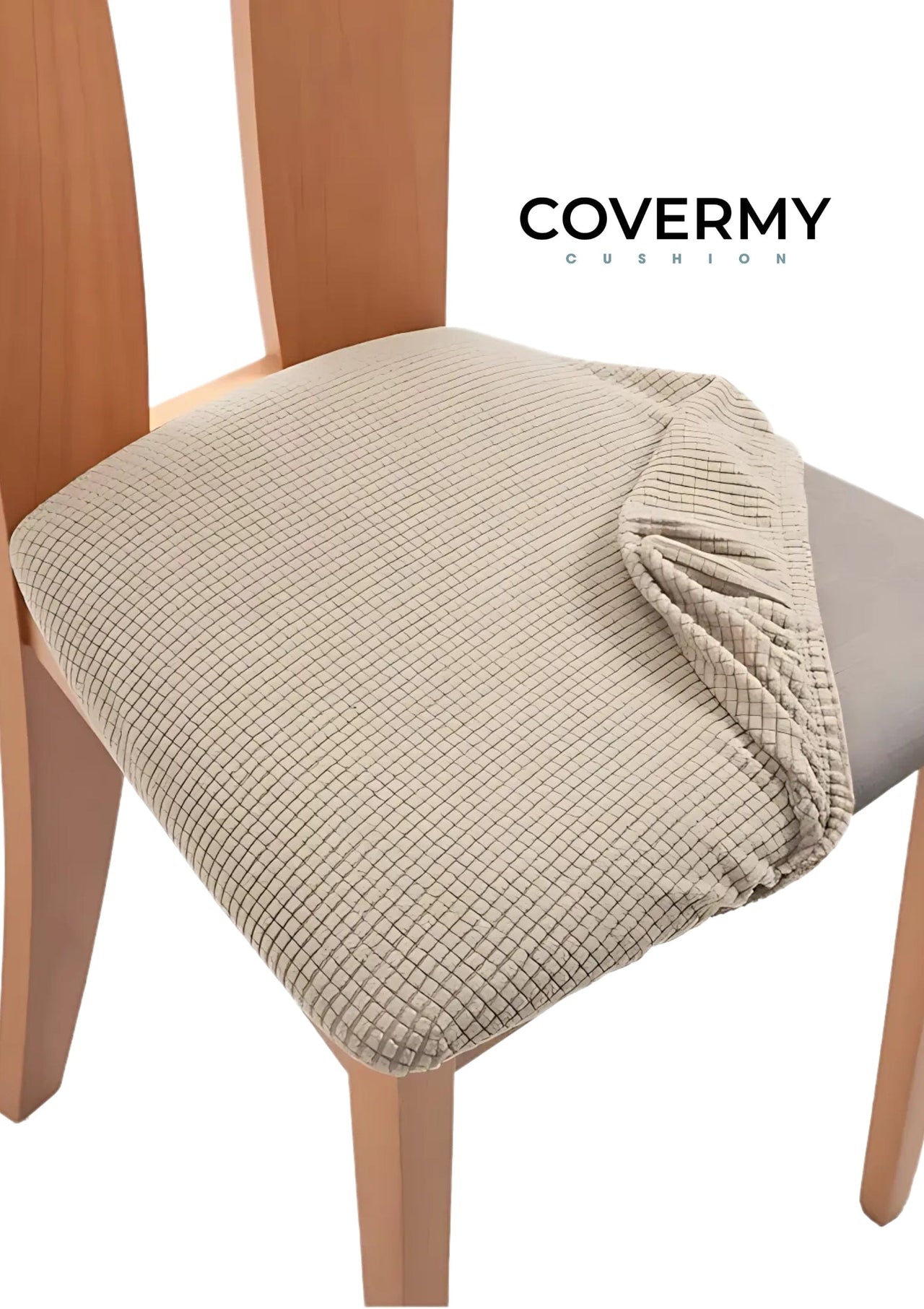 Beige Chair Cushion Cover | CoverMyCushion Beige