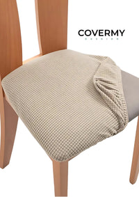 Thumbnail for Beige Chair Cushion Cover | CoverMyCushion Beige