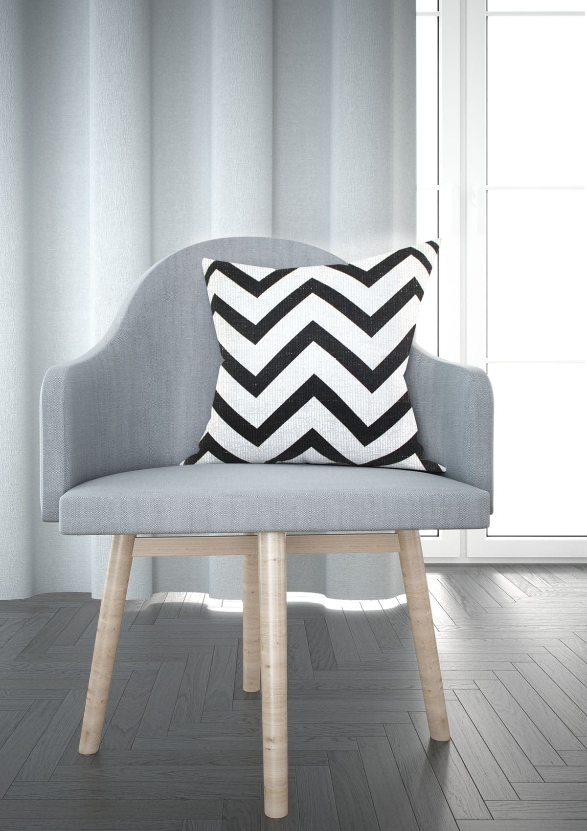 Black and White Stripe Cushion Covers | CoverMyCushion