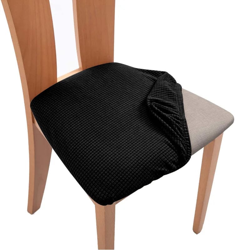 Black Cushion Seat Cover For Chair​ | CoverMyCushion Black