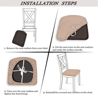 Thumbnail for Black Cushion Seat Cover For Chair​ | CoverMyCushion Black