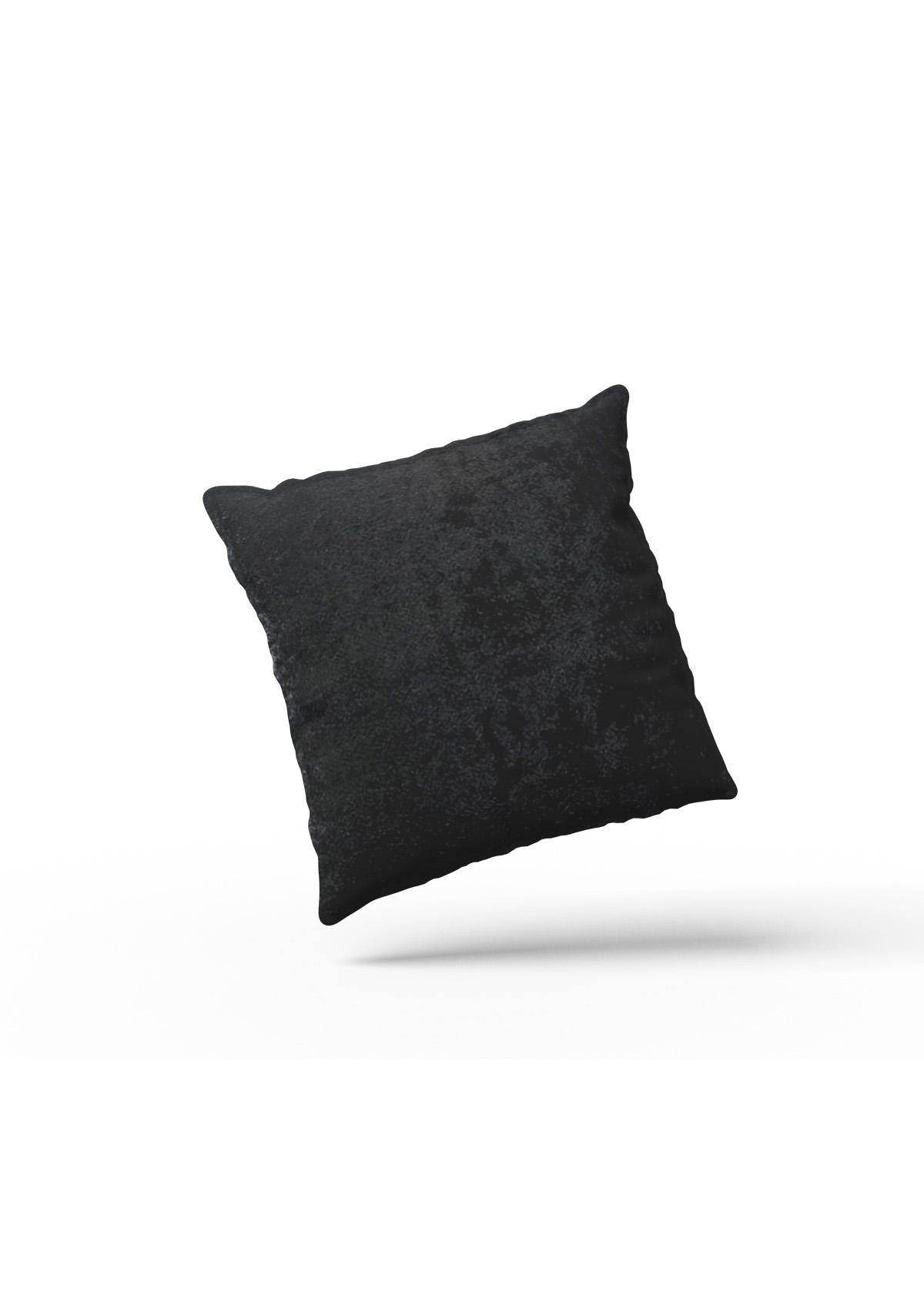 Black Onyx Crushed Velvet Cushion Covers