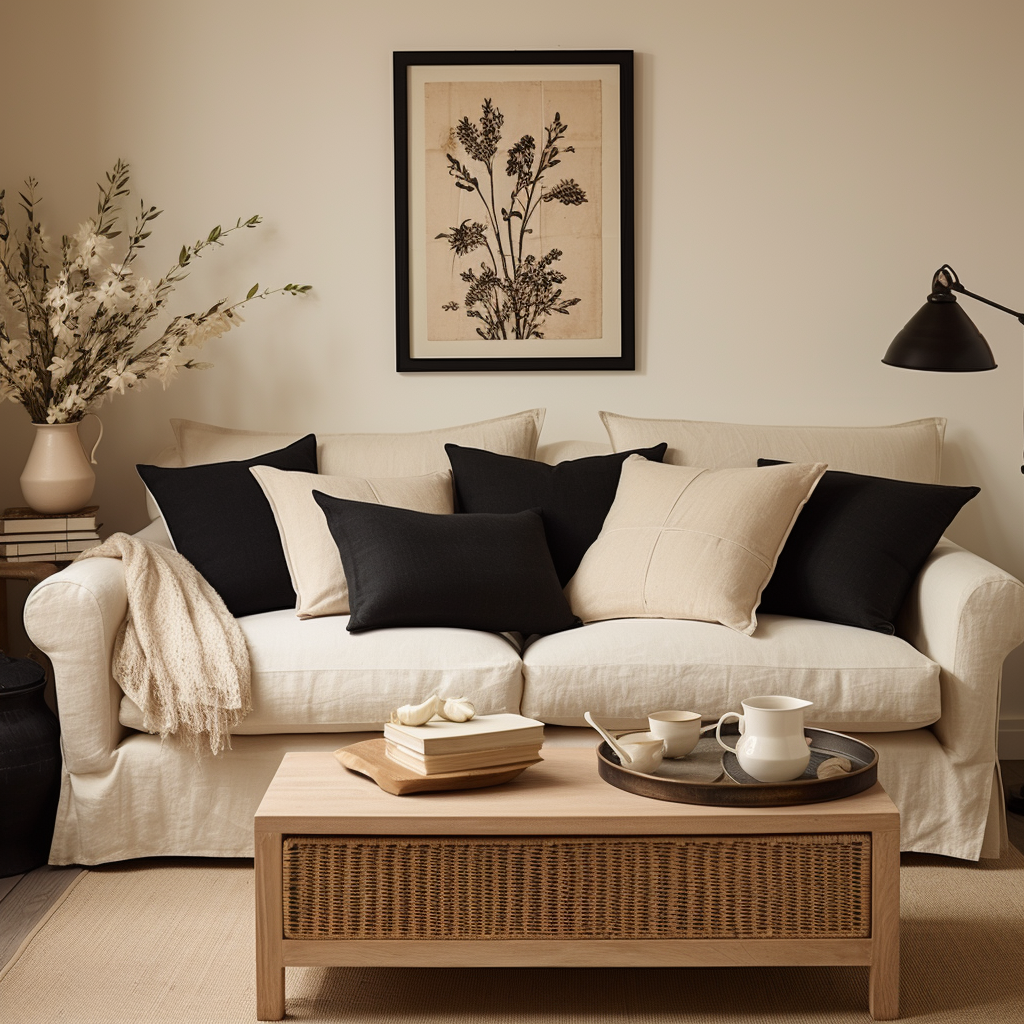 Throw pillows for cream sofa best sale