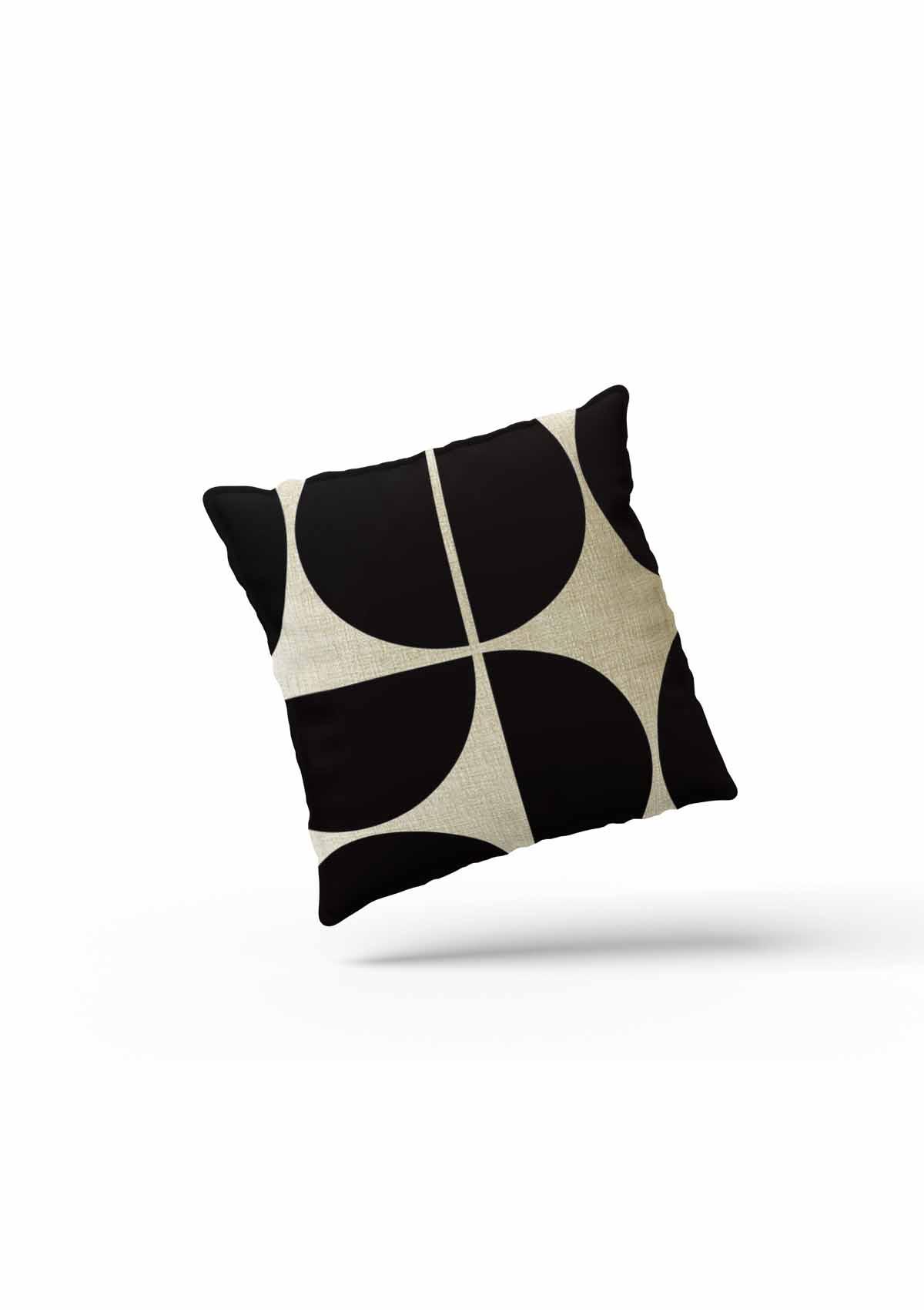 Black and White "Harmony" Cushion Covers 50x50