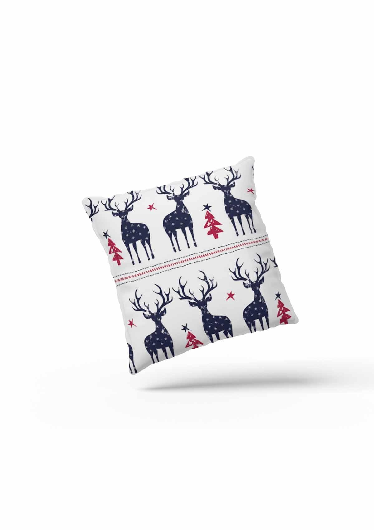 Blue Christmas Cushion Covers | CoverMyCushion 45x45 / No thanks - cover only