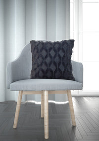 Thumbnail for Blue Elegance Fluffy Cushion Covers | CovermyCushion 30x50cm / Navy / No thanks - cover only