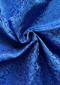 Thumbnail for Blue Jacquard Fabric​ | CovermyCushion Blue / 50x75cm