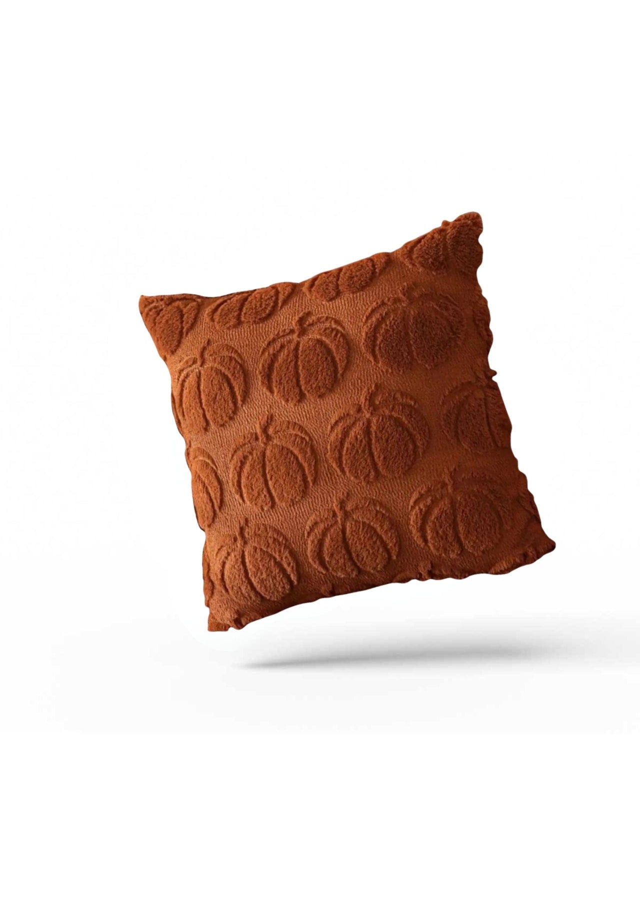 Brown Pumpkin cushion cover | CoverMyCushion 45x45cm / No thanks - cover only