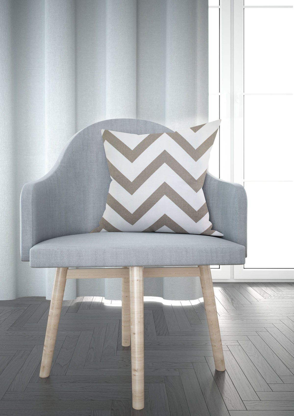 Brown Striped Cushion Covers | CoverMyCushion