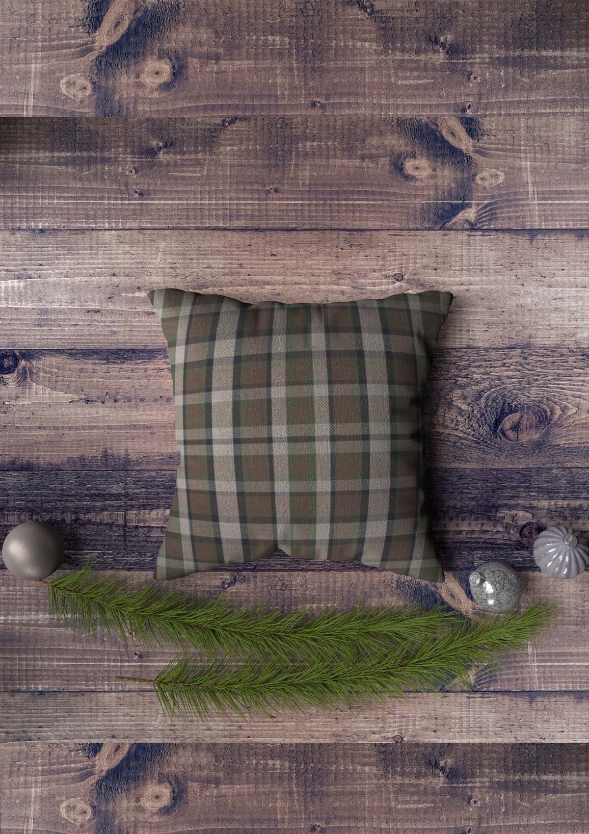 Brown Tartan Cushion Covers | CoverMyCushion 40x40cm / Brown / No thanks - cover only