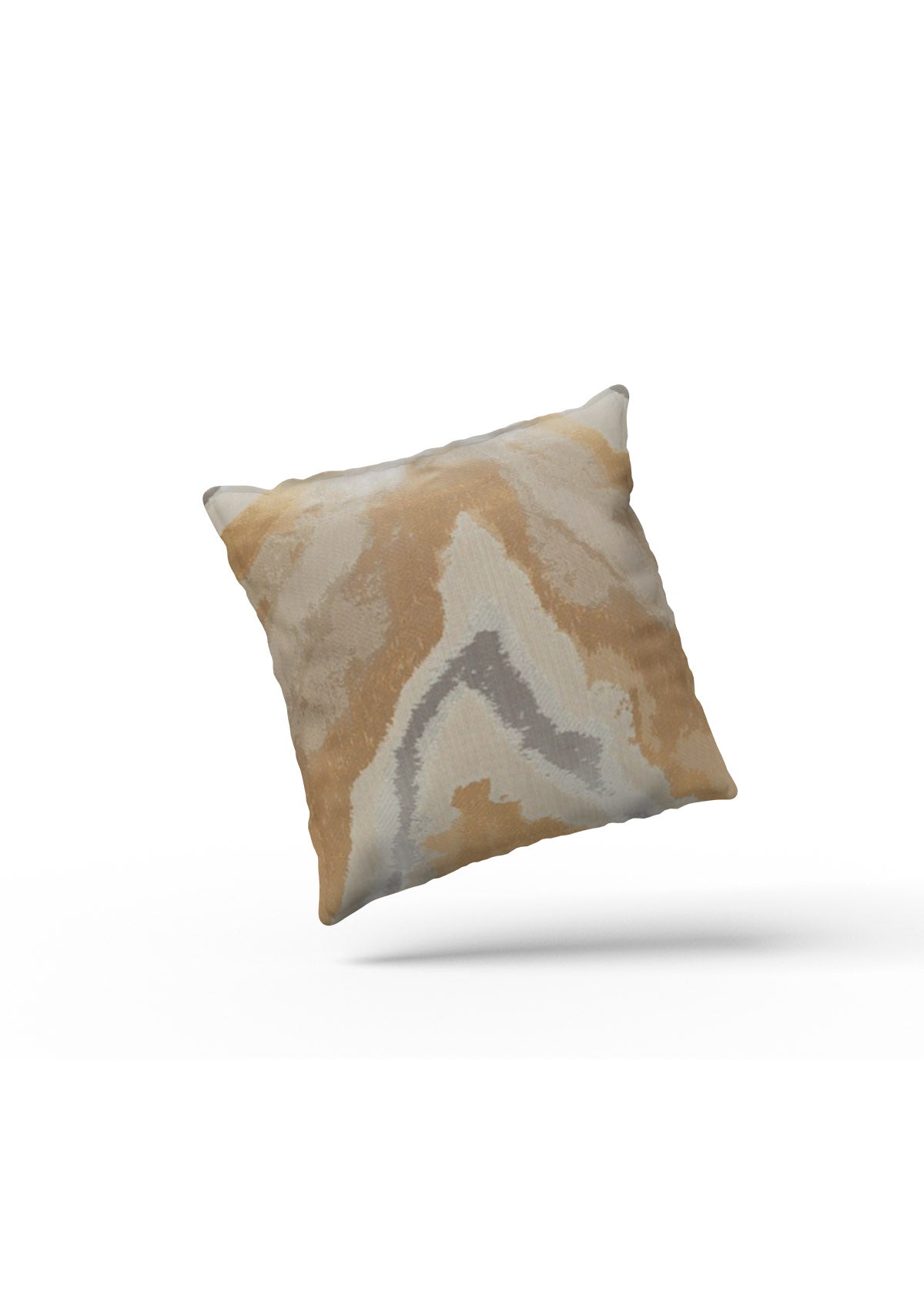 Brown and Gold Cushion Cover