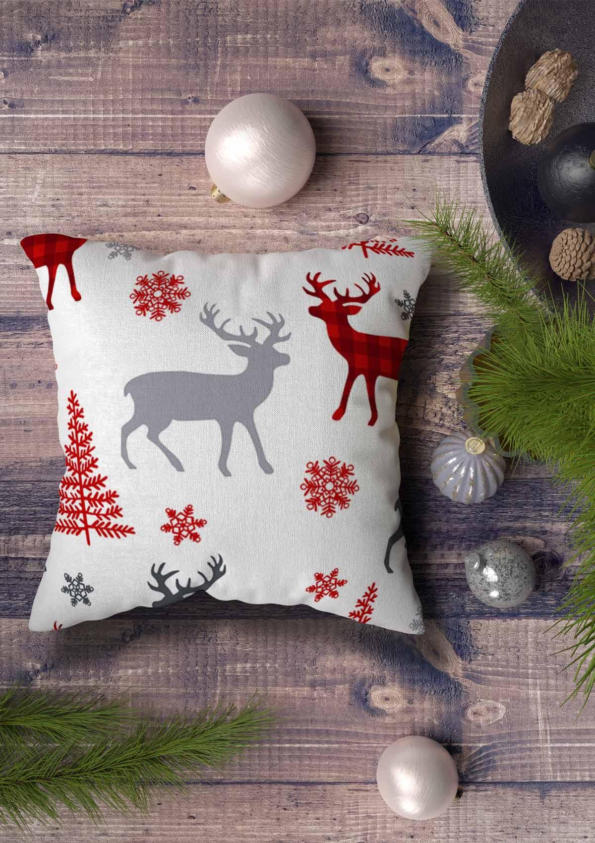 Christmas Cushion Covers 45x45 - Holiday-themed cushion covers in 45x45 size, perfect for festive home decor. Available in a variety of designs to elevate holiday atmosphere.