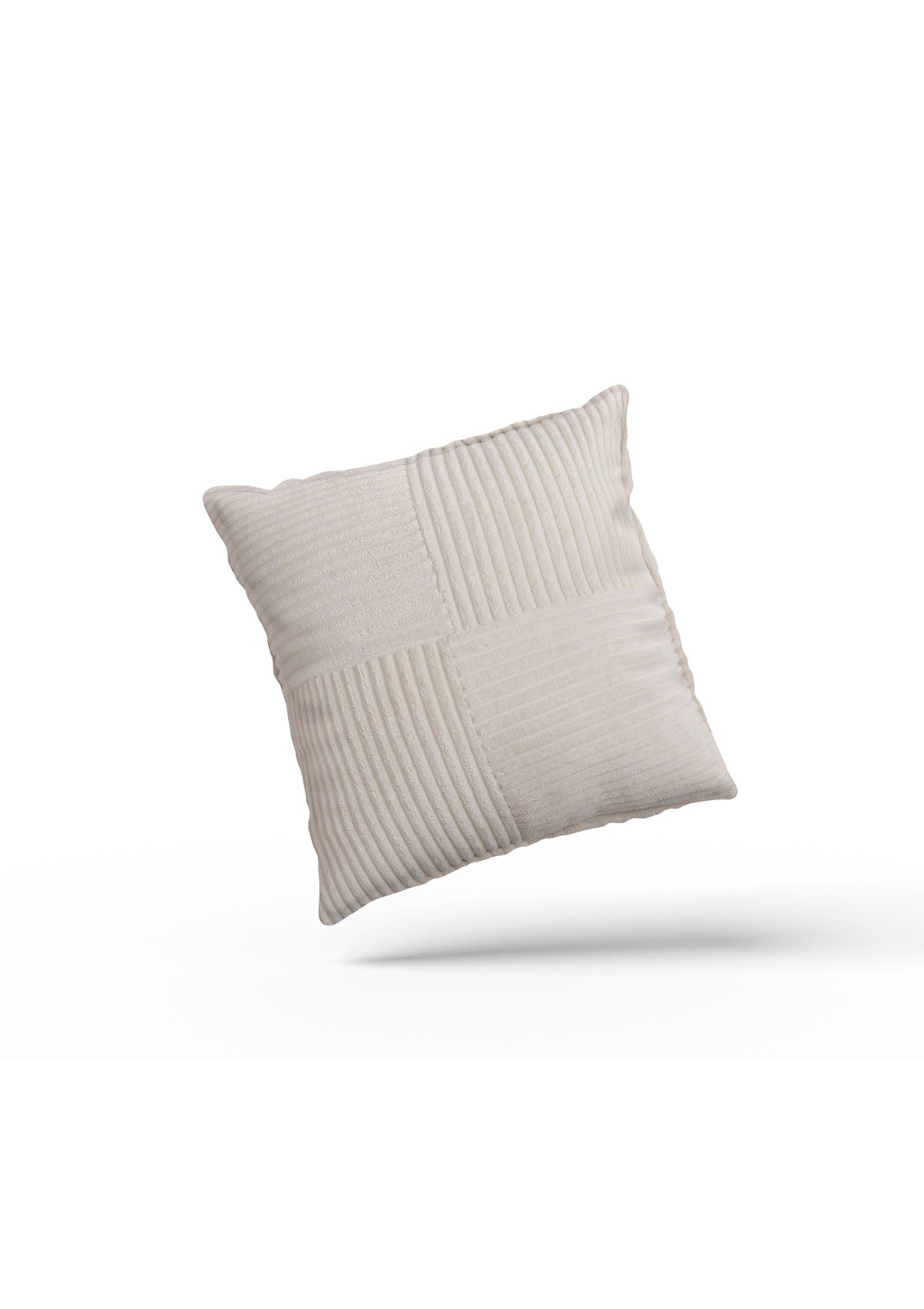 Cream Corduroy Cushions | CovermyCushion 45x45cm / Cream / No thanks - cover only