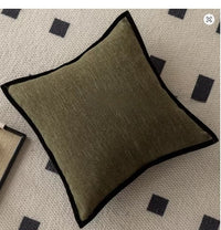 Thumbnail for CoverMyCushion-Dark Green with Black Border for Cosy Home Decor