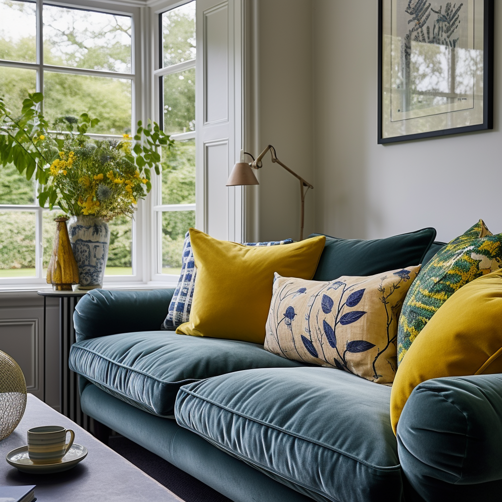 Cushion Ideas for Green Sofas CoverMyCushion