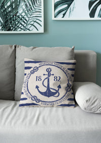 Thumbnail for Explore Nautical Cushion Cover Patterns | CoverMyCushion 45x45 / No thanks - cover only