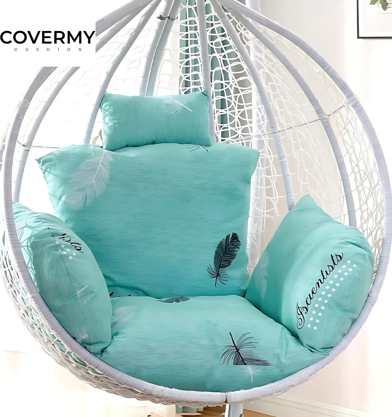 Feather Cushion Cover for Rocking Chair | CoverMyCushion S - Unfilled