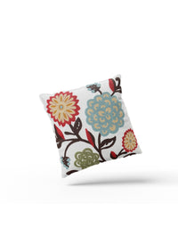 Thumbnail for Flower Cushion Covers | CoverMyCushion 45x45 / White / No thanks - cover only