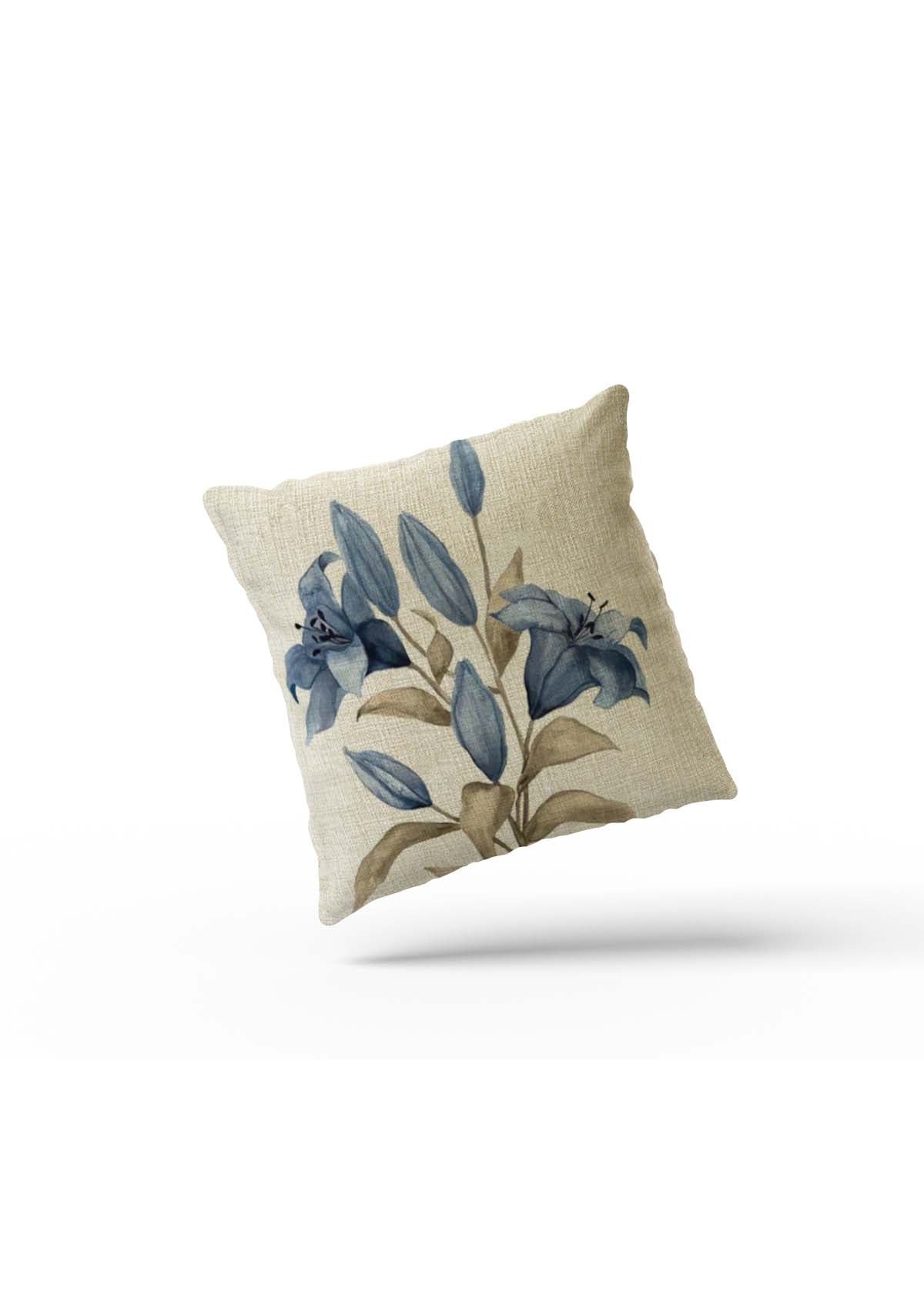 Flowered "Blossom Blue" Cushion Covers | CoverMyCushion