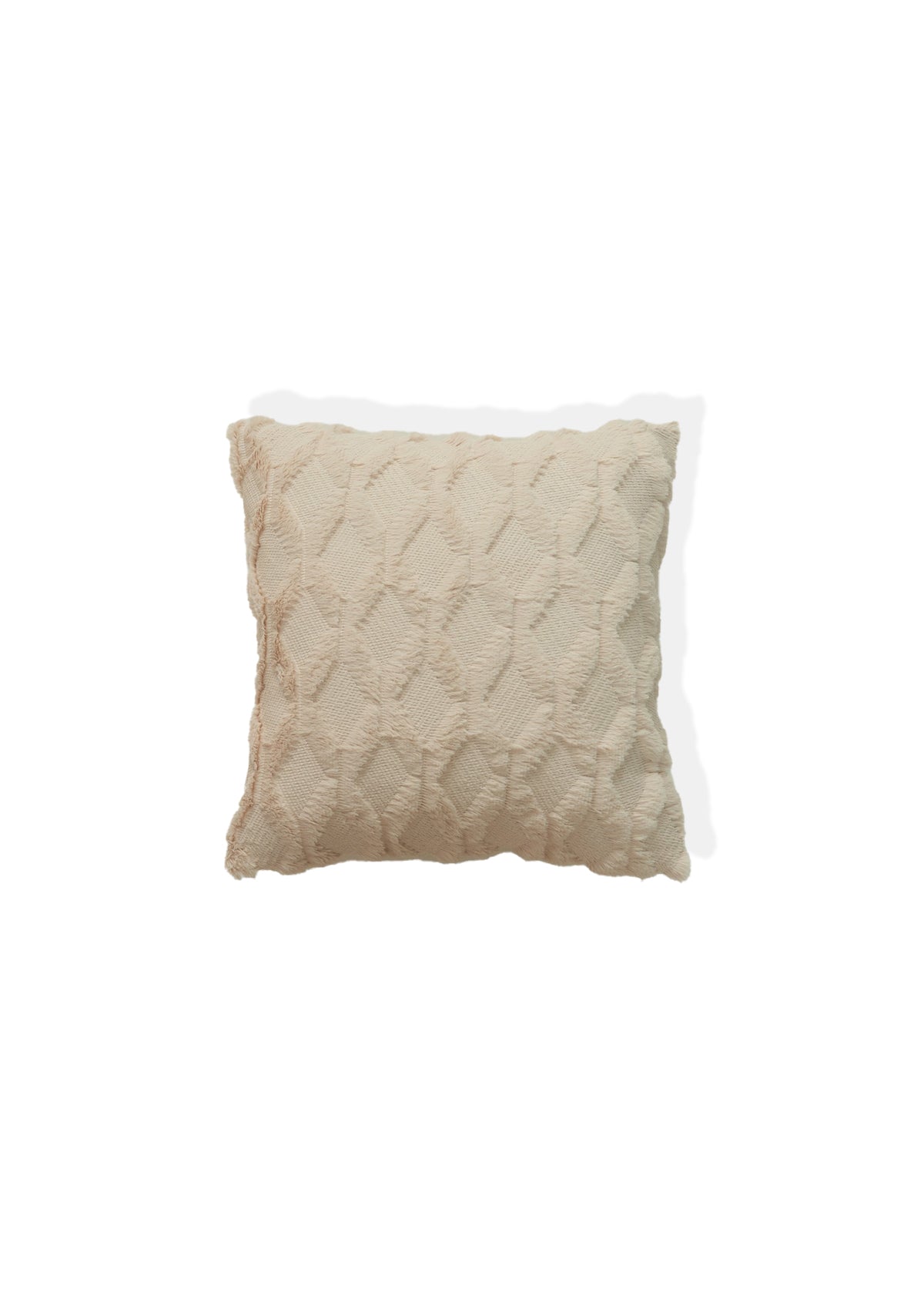 Fluffy Cream Cushion Cover | CovermyCushion